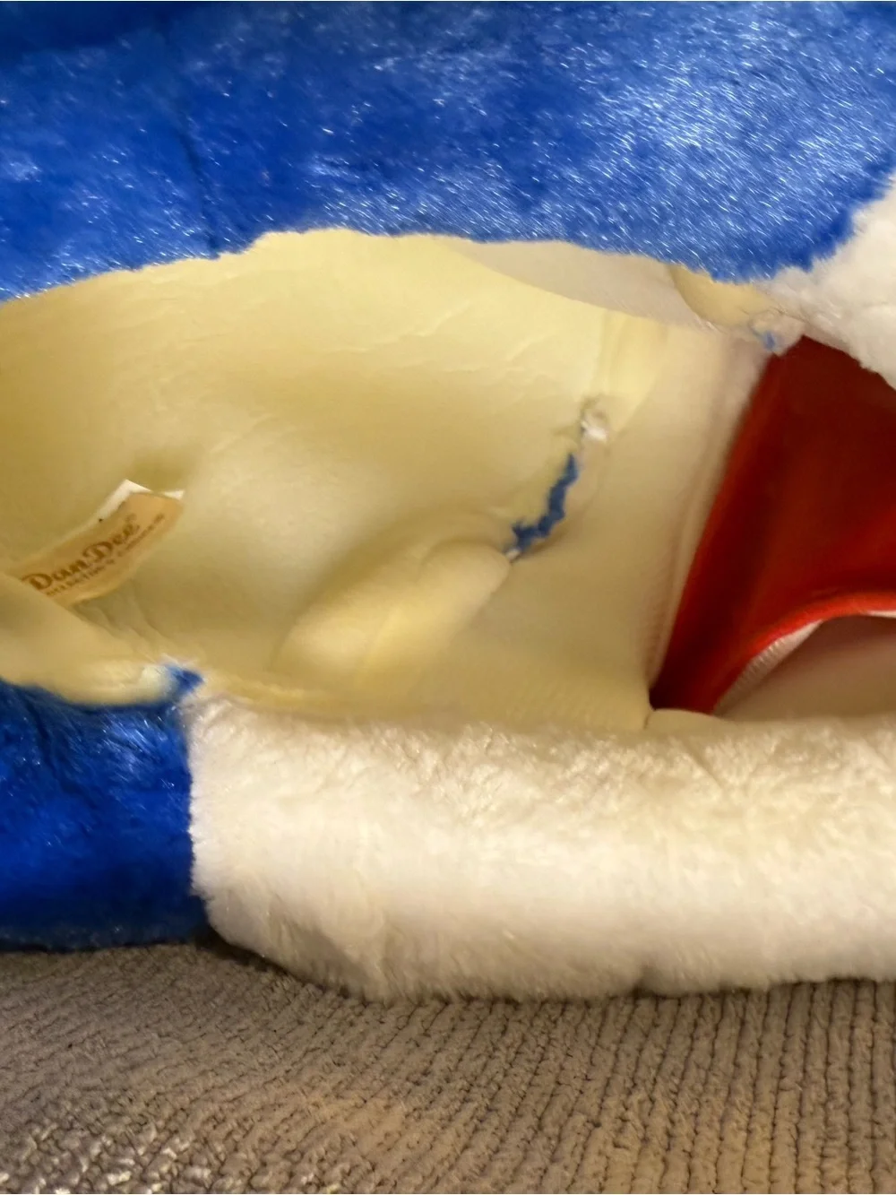 🎃Dan Dee Adult Shark Plush Hat Costume Headpiece Blue 22” Halloween 🎃